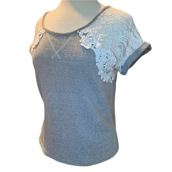 Miss Me laced short sleeve top size S - Picture 3 of 7
